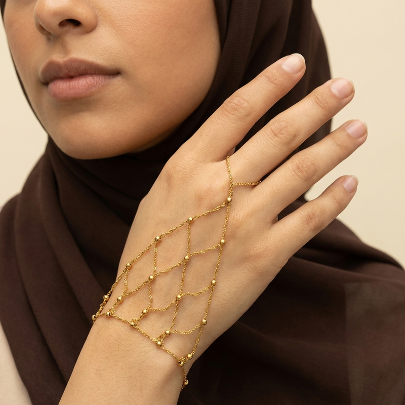 سلسلة يد الكوفية — تفصيل الشبكة الذهبية